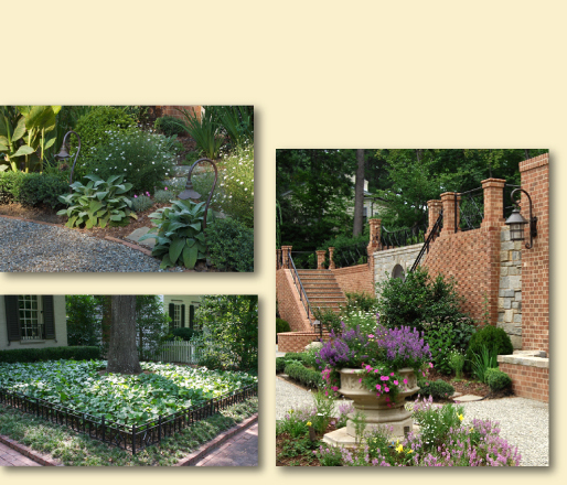 photographs of Private landscape plans designed by Tom Hunter