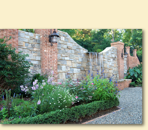 photographs of Private landscape plans designed by Tom Hunter